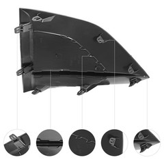 Fog Light Cover Grille Front Bumper Fog Lamp Bezel Trim (left)