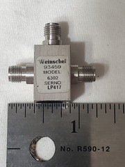weinschel coaxial one-to-two power splitter