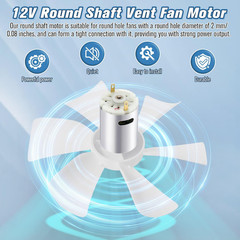 12V DC Fan Motor Compatible with Ventline BVD0218-00 RV Vent Motor Compatible…