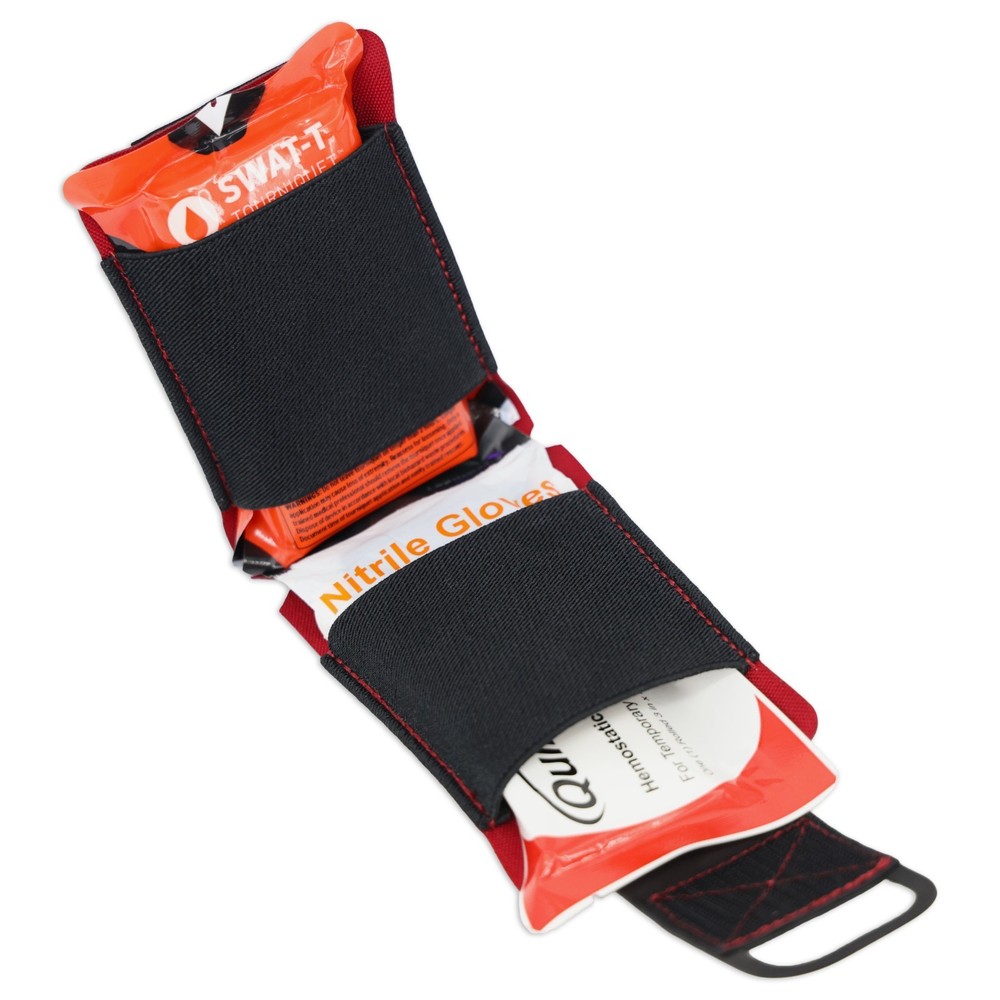 Lightning X Wallet Trauma Kit—Slim EDC Pocket IFAK for Bleeding Control | PBW-SK