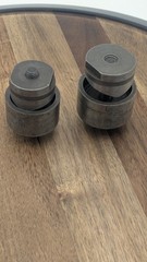 Greenlee USA 1″ & 1-1/2″ Knockout Punch Die Set Lot Electrician Conduit Hole…