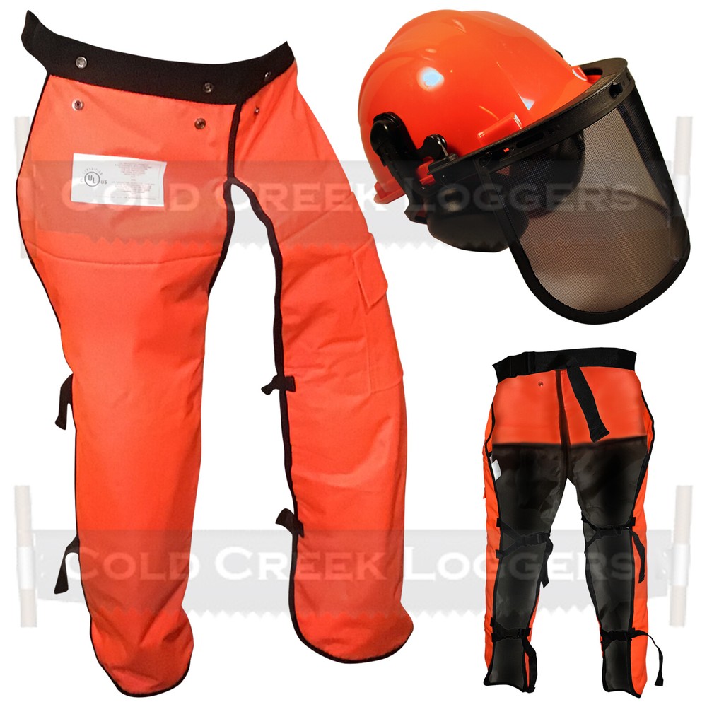 Cold Creek Chainsaw Chap 40″ (LARGE) —BONUS— Free pair of gloves !!