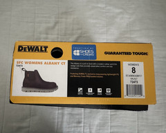 DEWALT Albany CT Women’s Work Boots Size 8 Wide Slip Resistant