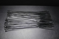 200 PK 18 IN ZIP TIES NYLON BLACK 50 LBS UV WEATHER RESISTANT WIRE CABLE BCT18