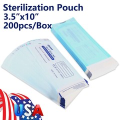 3.5″ X 10″ Self Sterilization Pouches Autoclave Pouch, Sterilizer Bags Dental US