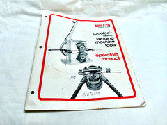 Loos & Co. Locoloc Swaging Machine Tools Operator’s Manual 1978