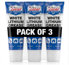 (3 PACK) White Lithium Grease 8 Ounce Tube– FREE & FAST SHIPPING.