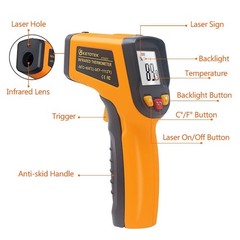 Ketotek Digital Infrared Thermometer Temperature Gun -58°F-1112 °F(-50°C – 60…