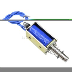 1-10PCS JF-0530B 24V 5N/10mm Pull-Push-Type Reset-Style Solenoid Electromagnet
