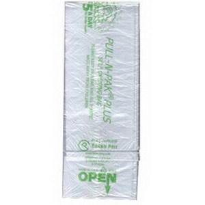Self Opening Star Sealed HMW-HDPE Produce Bag Clear Green 15″ L x 20″ D 3000/Bag
