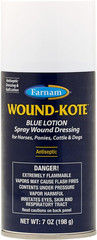 Farnam Wound-Kote Blue Lotion Spray Horse Wound Care for Use on Horses and Dogs,