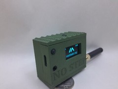 Meshtastic Node READY TO USE Heltec V3 Radio w/custom case 2000mah battery GREEN