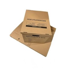 6 – Pack 18x15x14 Medium Standard File Storage Moving Box with Lid…