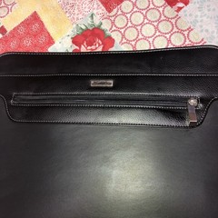Franklin Covey 3-Ring Binder Briefcase Black Leather