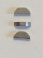 (#9) 3/16 x 3/4 Carbon Steel Woodruff Key Made in USA 10 Pcs.