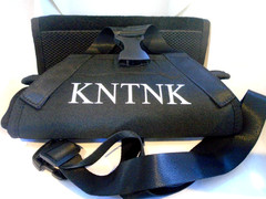 KNTNK Airplane Foot Hammock, Wide Airplane Foot Rest with Bamboo Board Support