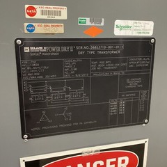 Square D Dry Type Transformer 750 Kva 13800 Delta – 480Y/277 Nema1