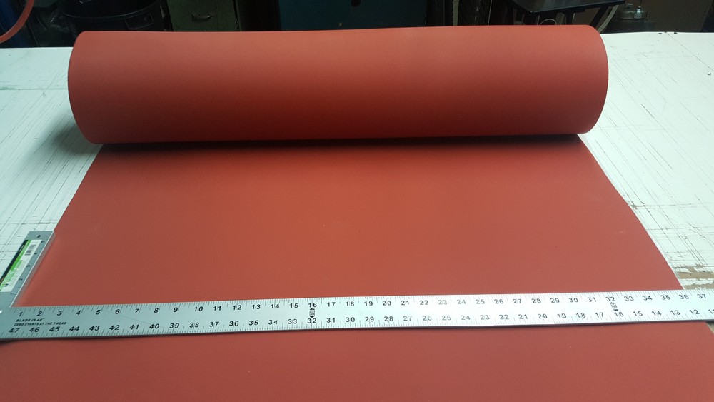SILICONE SPONGE RUBBER 1/2 THK X 36”X HIGH TEMP FREE SHIPPING