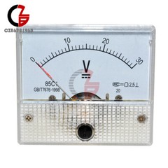 DC 30V Analog Panel Volt Voltage Meter Voltmeter Gauge 85C1 0-30V New