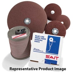 United Abrasives 58050 9-1/8×7/8 Aluminum Oxide Fiber Discs 50 Grit 100 pack