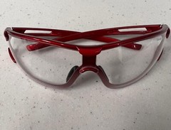Safety Glasses Snap-on (Red Frame/ Clear Lens) Anti-Fog GLASS60R