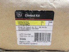 NEW GENERAL ELECTRIC THAUX64D MODEL 1 AUXILIARY CONTACT KIT TH SWITCH RATING 30A