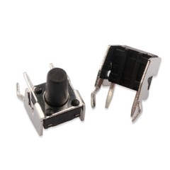 6x6mm Momentary Tactile Tact Push Button Switch 4 Pin DIP Through Hole SPST PCB