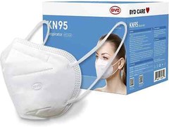 BYD KN95 50 Pack Face Masks 5-Ply Layer Respirator GB2626-2006 – 2023 Production