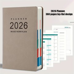 Daily Planner 2026, Calendar 2026 Agenda Planner Daily Journal Notebook 5.7″X8.3