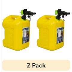 (2 Pack) Scepter 5 Gal SmartControl Diesel Fuel Can Dual Handle Yellow FSCD571