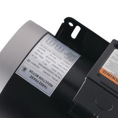2 HP Motor TEFC 3 Phase 56C Frame 3450 RPM 230/460V Fan Cooled Class F
