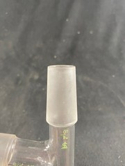 PYREX Glass 175mm 10/30 24/40 Joint 75° Custom Three-Way Distillation Adapter