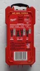NEW Milwaukee OPEN-LOK 49-10-9112 6pc Multi-Tool Blade Kit with Storage Case