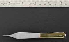 Snowden-Pencer 32-0505 Adson Dressing Forceps, Diamond Points, Smooth 4-7/8″