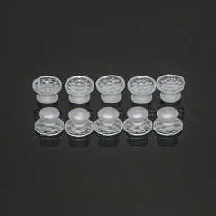 100pcs Dental Ortho Lingual Button Bondable Round/Rectangular Base Ceramic/Metal