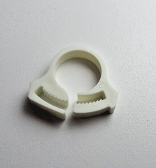 x5 SHC-32-GF ESSENTRA HEAVYDUTY WHITE Wire Cable Hose Reusable Clamp 17/32 19/32