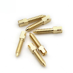 120pcs/kit Dental Screw Post Completed Kit Silver/Gold Plated Endo Conical Pins