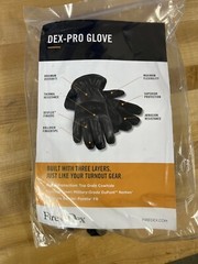 Fire-Dex Pro Full Finger Perfect Fit Premium Quality Soft Leather Glove Large