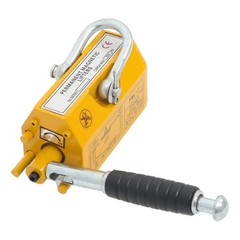 440lbs/200kg Permanent Magnetic Lifter 2.5 Safety Factor Lifting Magnet Yellow