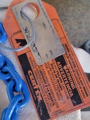 CERTEX GrabIQ GUNNEBO 5/16″ x 6′ MGD-EGKN 2-Leg Chain Sling 9900 lbs 60° Sweden