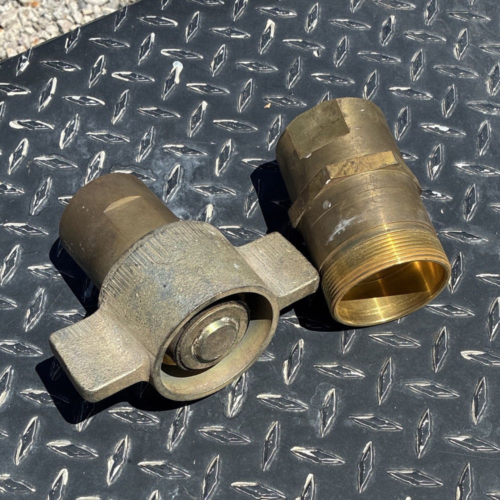 Connel 61 Series Brass Quick Coupler Set 2in Male NPT Plug x Female NPT