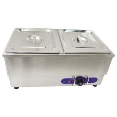 TechTongda 110V Commercial Hot Dog Steamer & Bun Warmer Long Service Life New