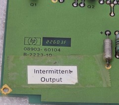 HP 8903A Audio Analyzer 20 Hz – 100 kHz Board 08903-60104 B-2223-10