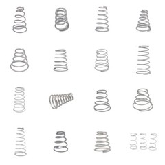 Conical Cone Compression Spring Springs 304 Stainless Steel 0.4-2mm Wire Dia