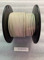10AWG 600V MACHINE TOOL WIRE P/N: 07597 WHITE 100Ft Oil/Moisture Resistant