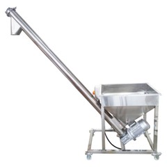 Automatic Screw Elevator Particle Spiral Feeding Machine Stainless Steel