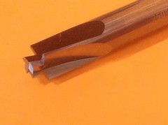 CARBIDE 1/4 DIAMETER 74 DEG DOVETAIL SIGHT BASE CUTTER 1911 3/8″ SHANK 2.5″ LONG