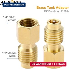 R12 to R134A Can Tap with R134A Tank Adapter and Valve Core Remover, R134A 1/4″