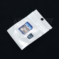 2000 Zip Zipper Lock Bags Clear Plastic White Back 4″ x 2.75″ Seal Reclosable