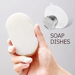 2 Sets Magnetic Soap Holders Wall Mounted Bathroom Soap Rack with Stainless